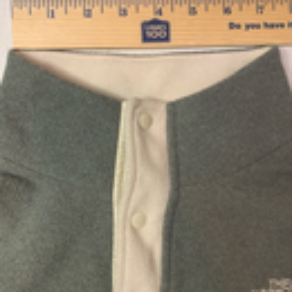 The North Face Pullover Girls Size L 14-16 Gray White Fleece Jacket - Picture 4 of 14